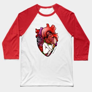 Anatomical Heart Baseball T-Shirt